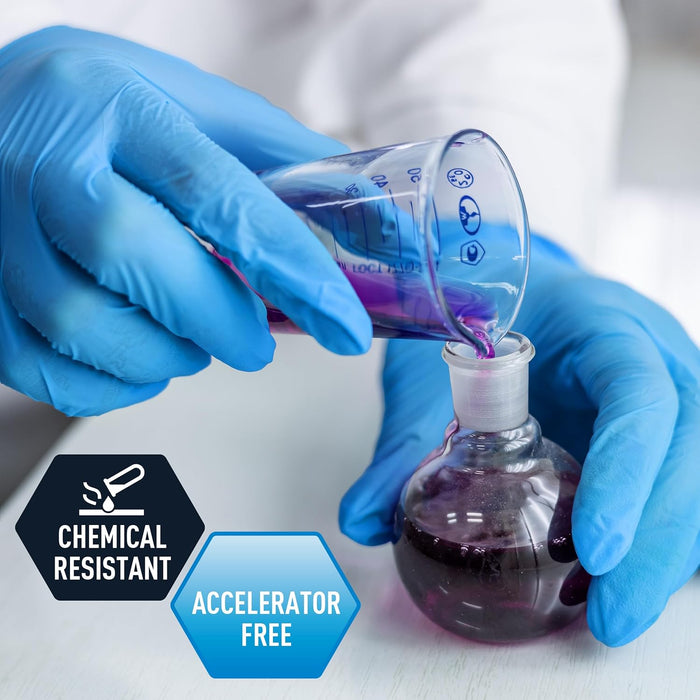 Ultimate Blue/Black Nitrile Gloves | 5 Mil | Powder-Free, Latex-Free, Exam Grade | Medical, Lab, Food Service, Tattoo, Cleaning, Dental, Chemotherapy Compliant – 1,000/Case (10 Boxes of 100)