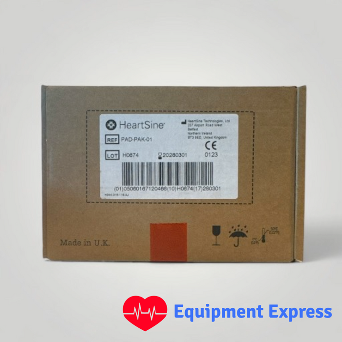 Heartsine Pad-Pak-01 para desfibriladores externos automáticos Heartsine Samaritan 350P, 360P y 450P (11516-000003)