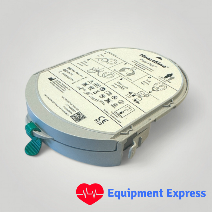 Heartsine Pad-Pak-01 para desfibriladores externos automáticos Heartsine Samaritan 350P, 360P y 450P (11516-000003)