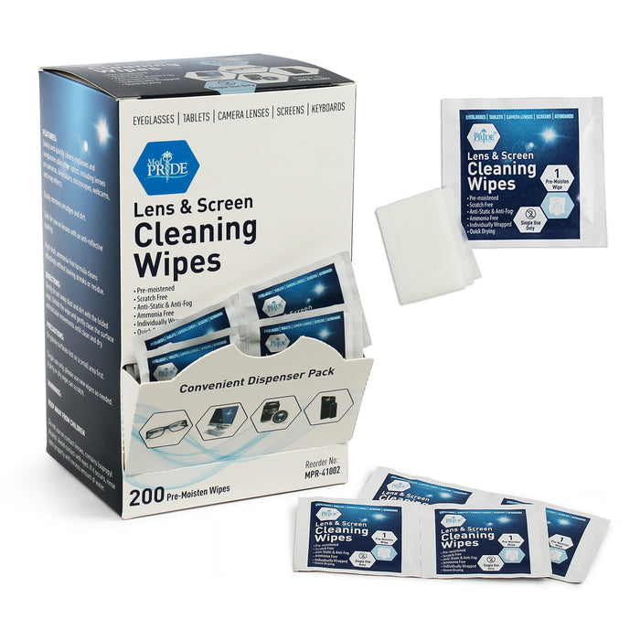Lens Cleaning Wipes 1200 Count