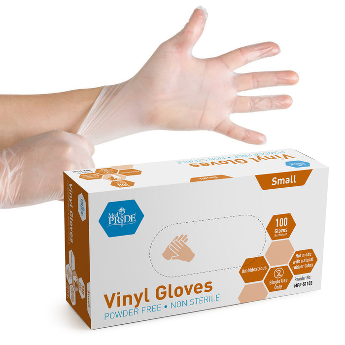 Latex G.P. Glove - Sm - N/S - Powder Free - 10/100/cs.