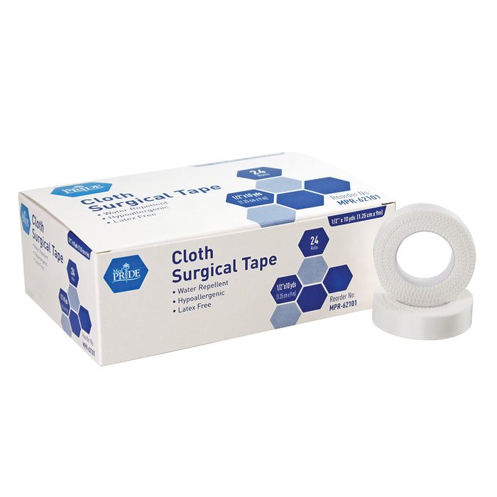 MedPride Cloth Surgical Tape – 1/2" x 10 yds.