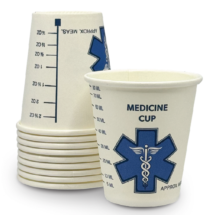 Graduated Paper Medicine Cup 3oz