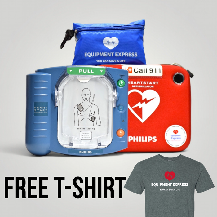 Kit de desfibrilador externo automático Philips Heartstart M5066A (recertificado)