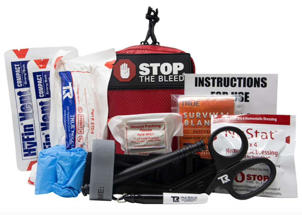 Stop The Bleed Premium SAMXT Kit with QuikClot
