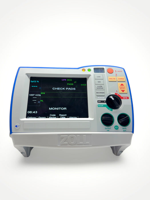Zoll R Series Plus con marcapasos, Masimo SPO2, PANI, ECG, ETCO2 - Recertificado