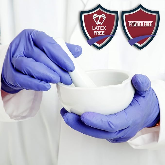 ChemoShield 4Mil Nitrile Medical Exam Gloves – Powder-Free – 1,000/Case (10 Boxes of 100)