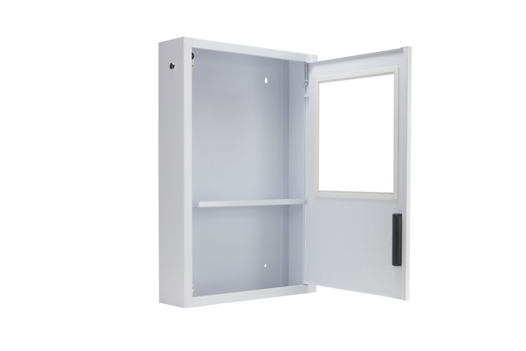 ADA Compliant AED Defibrillator Cabinet With Alarm