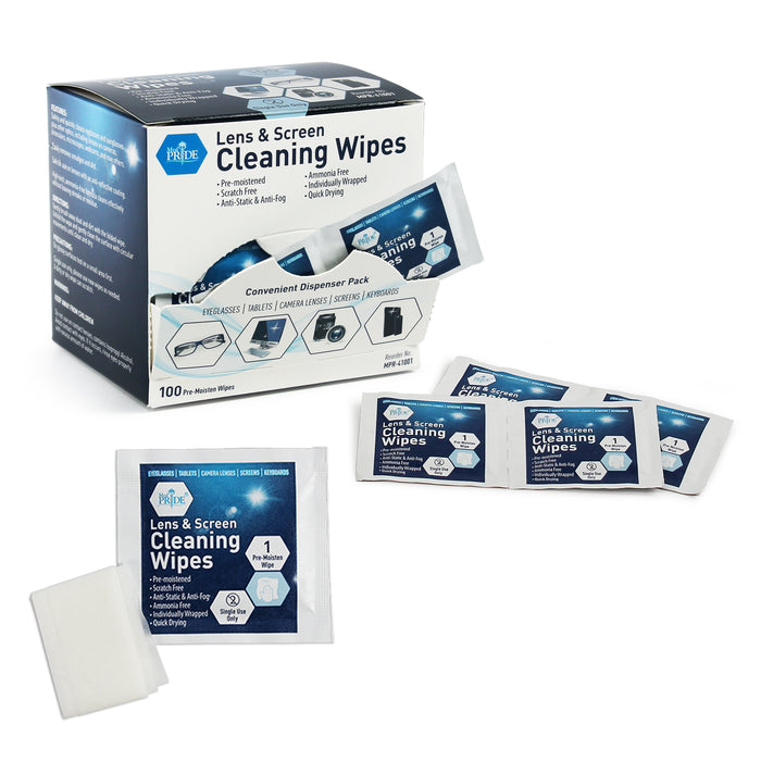 Lens Cleaning Wipes 1,000 Count