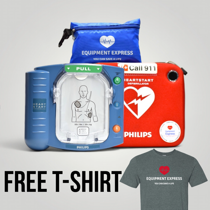 Philips Heartstart Onsite AED Defibrillator Kit M5066A- ReCertified