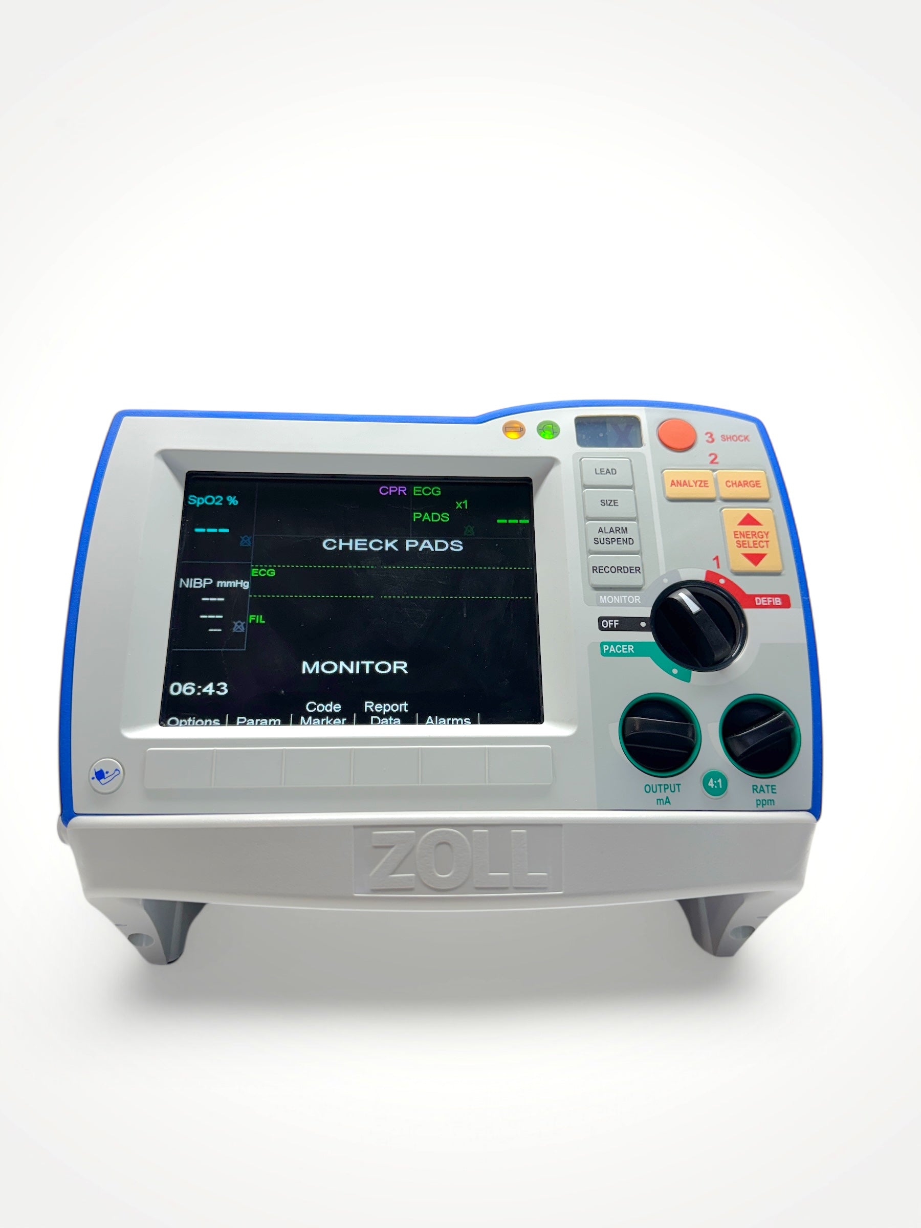 ZOLL R SERIES ALS WITH PACING, MASIMO SPO2, NIBP, ECG, ETCO2